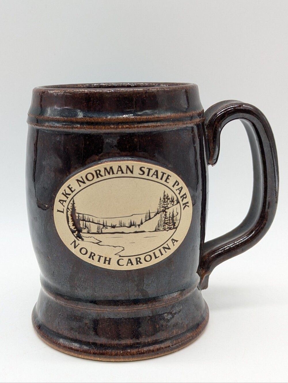 Sunset Hill Stoneware Lake Norman State Park North Carolina Ceramic Coffee Mug